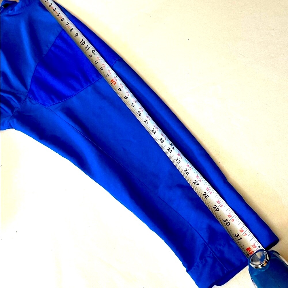 Men’s EUC NIKEGOLF Royal Blue Quarter-Zip Zippered Pullover Sz L Swoosh - Picture 6 of 10